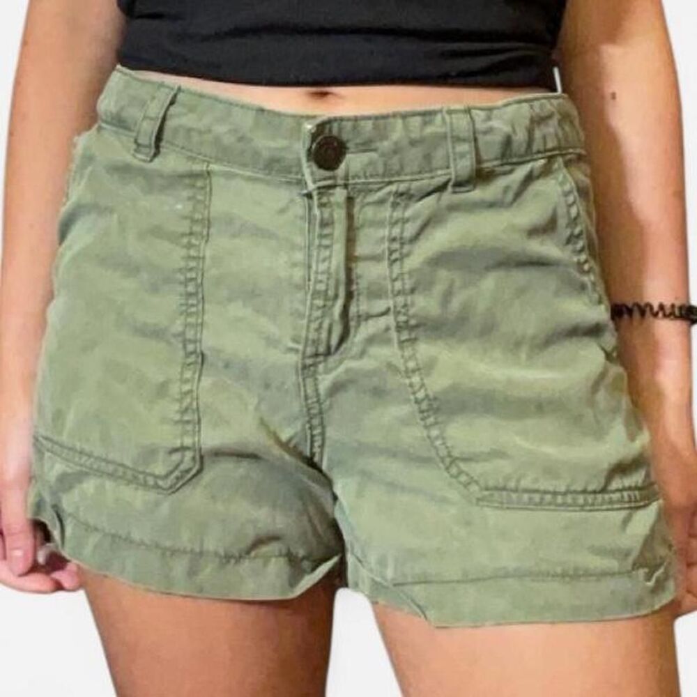Cherokee Women's Green and Khaki Shorts